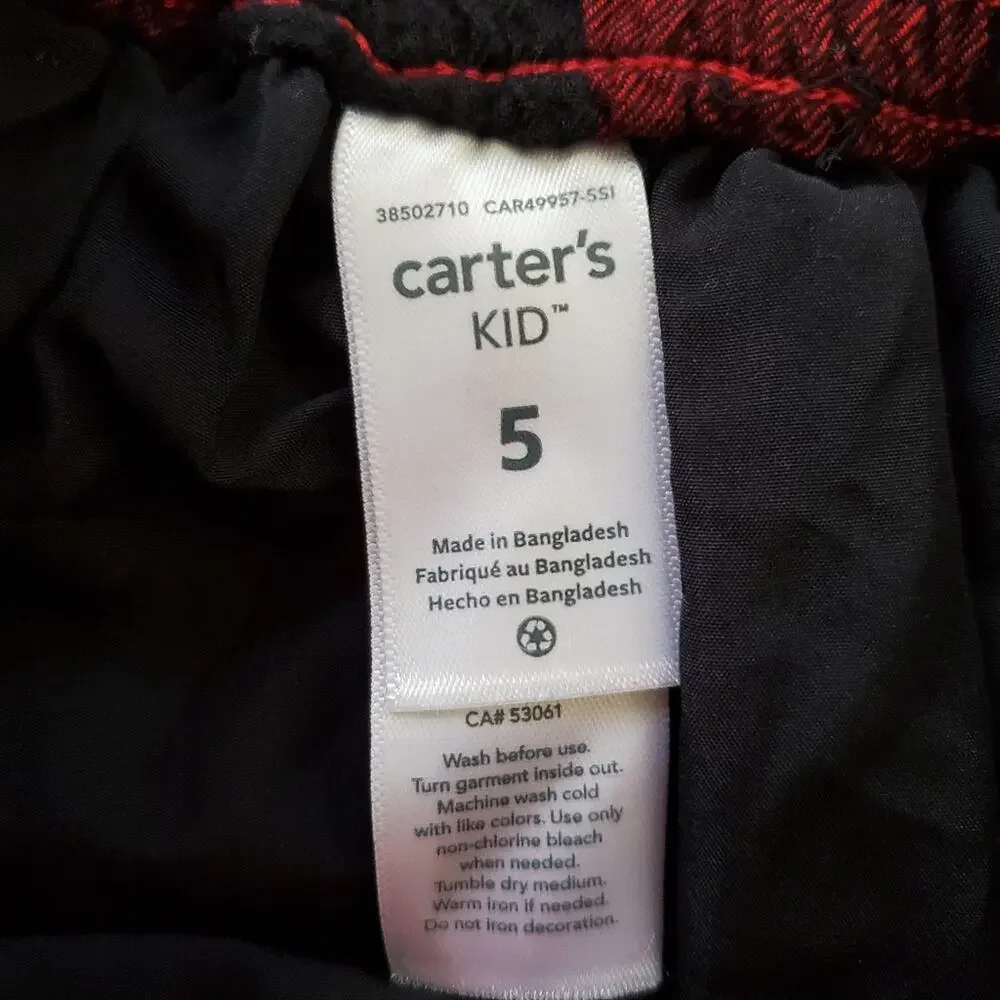 Carter's | Girl's Buffalo Check Plaid Flannel Skirt
